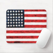 Star Spangled Banner - Amerikanische Flagge Mousepad (Mit Mouse)