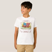 Star Spangled Banner Flag Kid's Shirt (Vorne ganz)