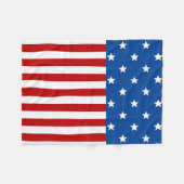 Star Spangled Banner Fleecedecke (Vorderseite (Horizontal))