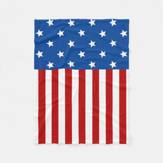 Star Spangled Banner Fleecedecke (Vorderseite)