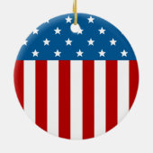Star Spangled Banner Keramik Ornament (Hinten)