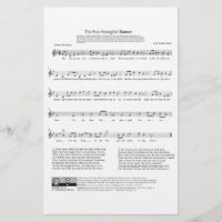 Star-Spangled Banner National Anthem Music Sheet