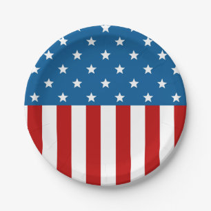 Star Spangled Banner Pappteller