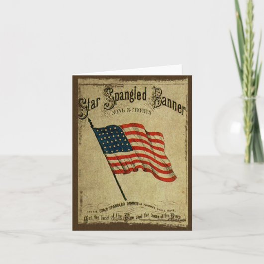 Star Spangled Banner - Prim Lil Mitteilungskarten (Vorderseite)