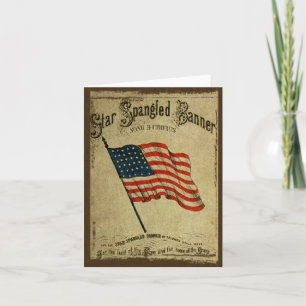 Star Spangled Banner - Prim Lil Mitteilungskarten