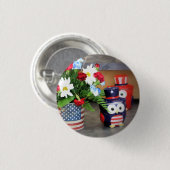Star Spangled Button (Vorne & Hinten)