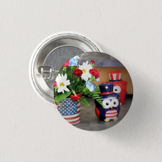 Star Spangled Button (Vorne & Hinten)