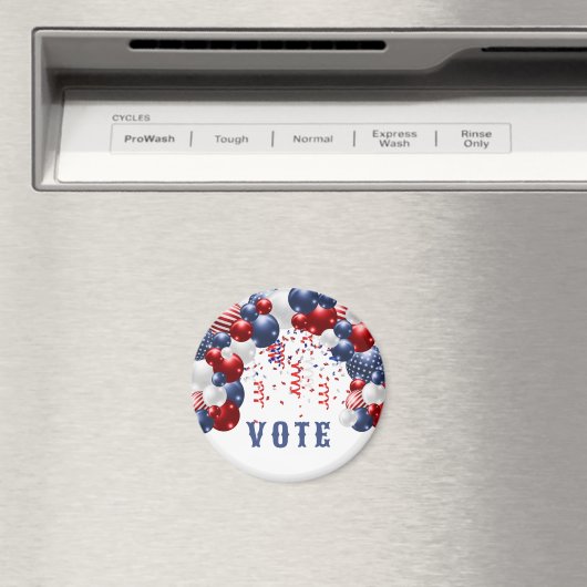 Star Spangled Celebration Arch Vote Magnet (In Situ (Geschirrspüler))