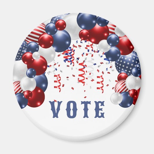 Star Spangled Celebration Arch Vote Magnet (Vorne)