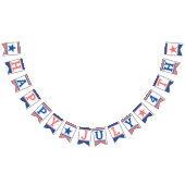 Star-Spangled Celebration Red White Blue Wimpelkette (Alle)