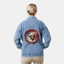 Star Spangled Cool Eagle Denim Jacket