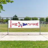 Star-Spangled Gnome Willkommen Banner (InSitu)