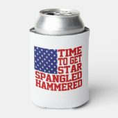 Star Spangled Hammered Dosenkühler (Kanne Vorderseite)
