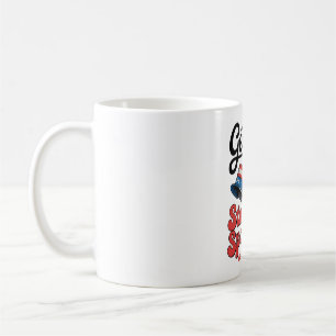 Star Spangled Hammered Skull Kaffeetasse