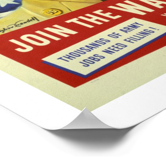 Star-Spangled Herz Poster (Ecke)