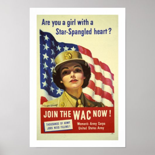 Star-Spangled Herz Poster (Vorne)
