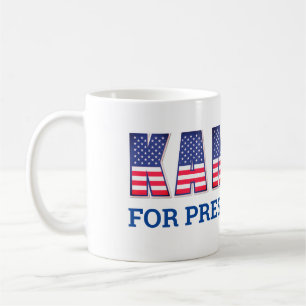 Star Spangled "Kamala for President" Kaffeetasse