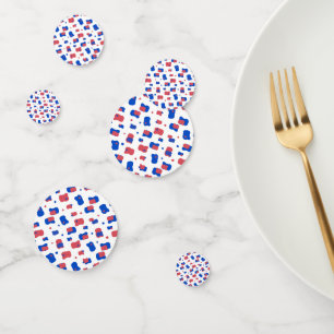 Star Spangled Muster Konfetti