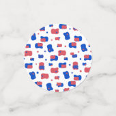Star Spangled Muster Konfetti (Klein Vorderseite)