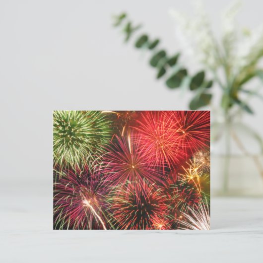 Star Spangled Postkarte (Stehend Vorderseite)