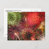 Star Spangled Postkarte (Vorne/Hinten)