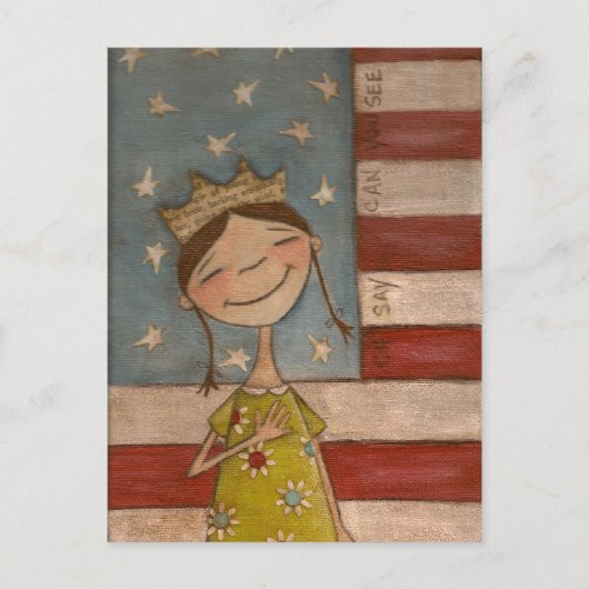Star-Spangled Princess - Postcard Postkarte (Vorderseite)