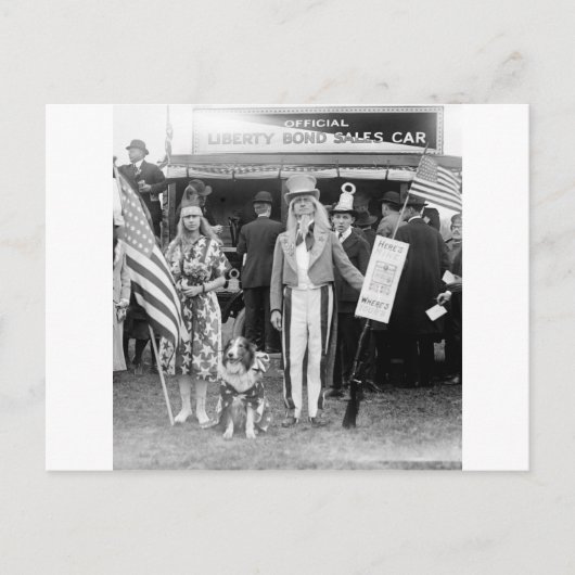 Star-Spangled Sales: 1918 Postkarte (Vorderseite)