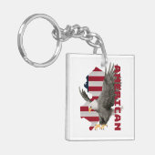 Star-Spangled-Schlüsselanhänger Schlüsselanhänger (Vorderseite links)