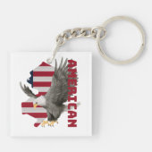 Star-Spangled-Schlüsselanhänger Schlüsselanhänger (Rückseite)
