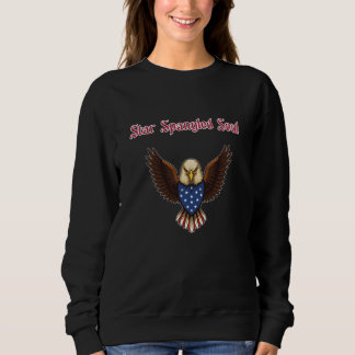 Star Spangled Soul Patriotic American Spirit Freed Sweatshirt