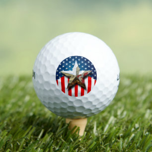 Star-Spangled Style Golfball