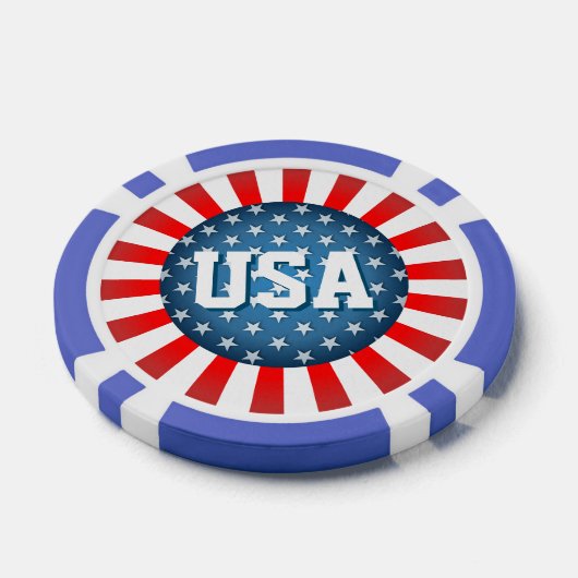 Star-Spangled Style Pokerchips (Einzeln)
