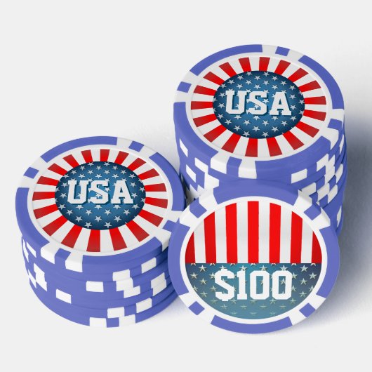 Star-Spangled Style Pokerchips (Stapel)