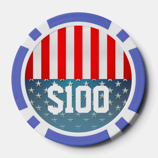 Star-Spangled Style Pokerchips (Rückseite)