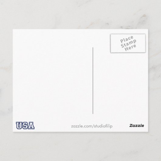 Star-Spangled Style Postkarte (Rückseite)