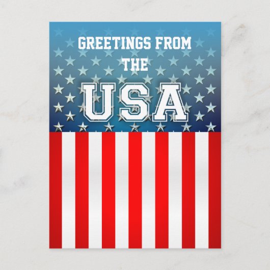 Star-Spangled Style Postkarte (Vorderseite)