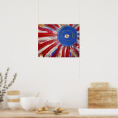 "Star Spangled Sun" von Candy Waters Autist Artist Poster (Küche)