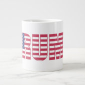 Star Spangled "Trump" Jumbo-Tasse (Vorderseite)