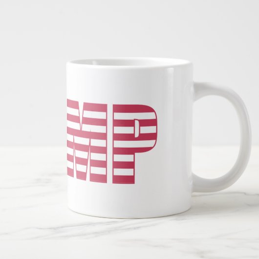 Star Spangled "Trump" Jumbo-Tasse (Rechts)