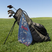 Star Spangled USA Proud Golfhandtuch (Gras)