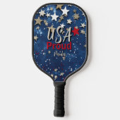 Star Spangled USA Proud Pickleball Schläger (Rückseite)