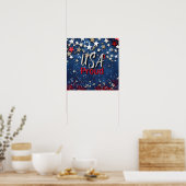 Star Spangled USA Proud Poster (Küche)