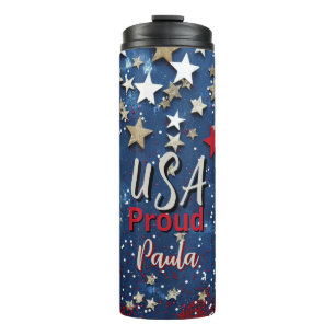 Star Spangled USA Proud Thermosbecher