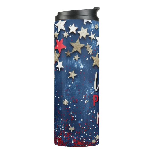 Star Spangled USA Proud Thermosbecher (Nach links gedreht)
