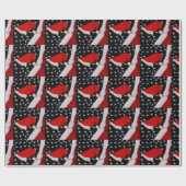 Star-Spangled Weihnachten Geschenkpapier (Flach)