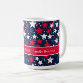 Star-Spangled Wiedersehen Custom Coffee Tasse (VorderseiteRechts)