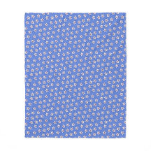 Star Speckled USA Westies KiniArt Fleece Blanket