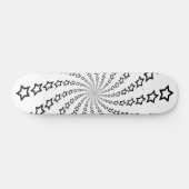 Star Spiral: Schwarze Sterne: Skateboard (Horizontal)