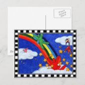 Star Sprinkles Postkarte (Vorne/Hinten)