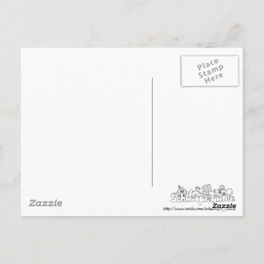 Star Sprinkles Postkarte (Rückseite)